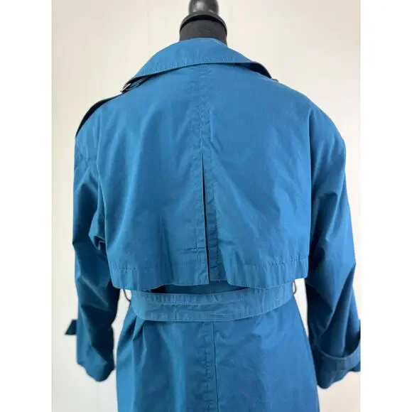 Women's Vintage London Club Trench Coat, Size 6P - Picture 4 of 13